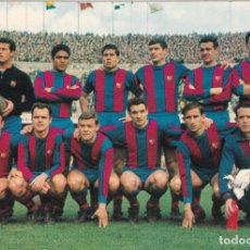 Coleccionismo deportivo: - POSTAL DE FUTBOL 38 CLUB DE FUTBOL BARCELONA AÑOS 60 BERGAS FOTO SEGUI SIN USAR. Lote 362171600