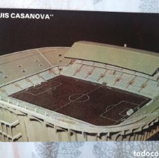 Coleccionismo deportivo: POSTAL DEL ESTADIO LUIS CASANOVA, VALENCIA (MAQUETA). Lote 366682356