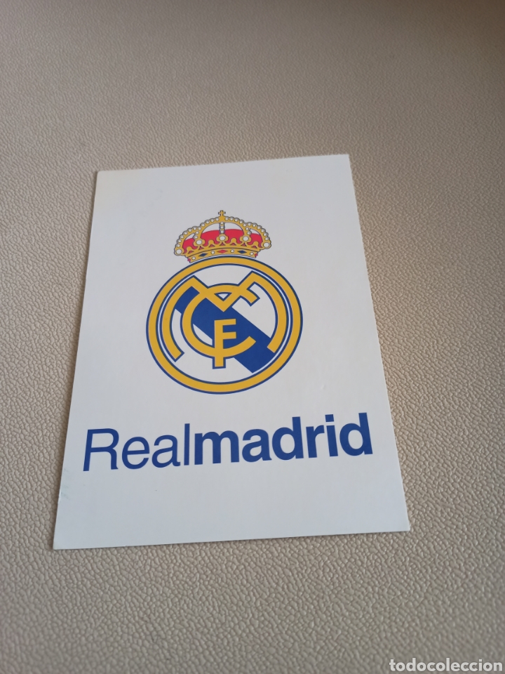 Coleccionismo deportivo: Postal Oficial Real Madrid.Circulada. - Foto 2