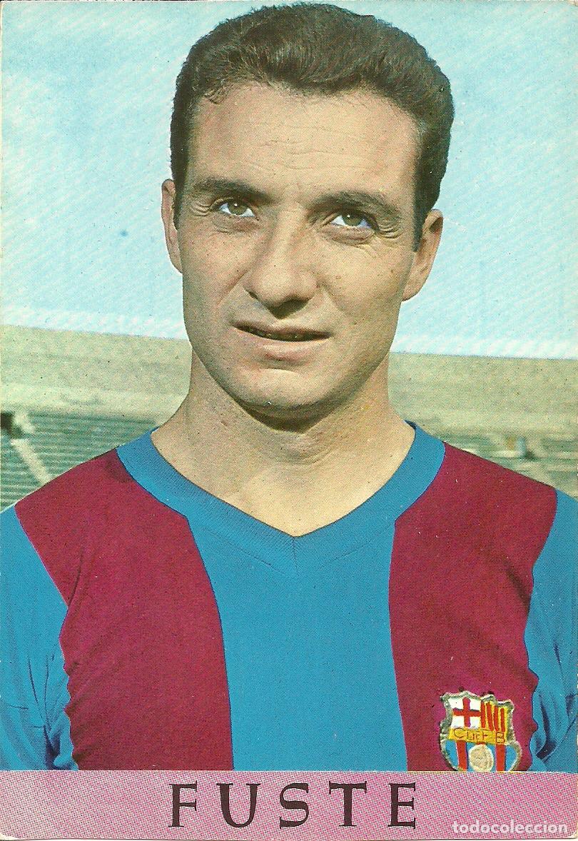 Coleccionismo deportivo: F.C. BARCELONA: POSTAL DE FUSTE. BERGAS. BAR&Ccedil;A. - Foto 1