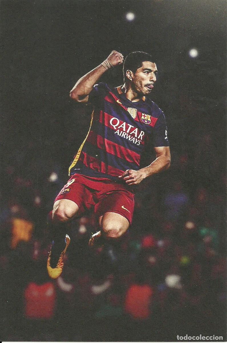 Coleccionismo deportivo: F.C. BARCELONA: POSTAL DE LUIS SUAREZ. BAR&Ccedil;A. - Foto 1