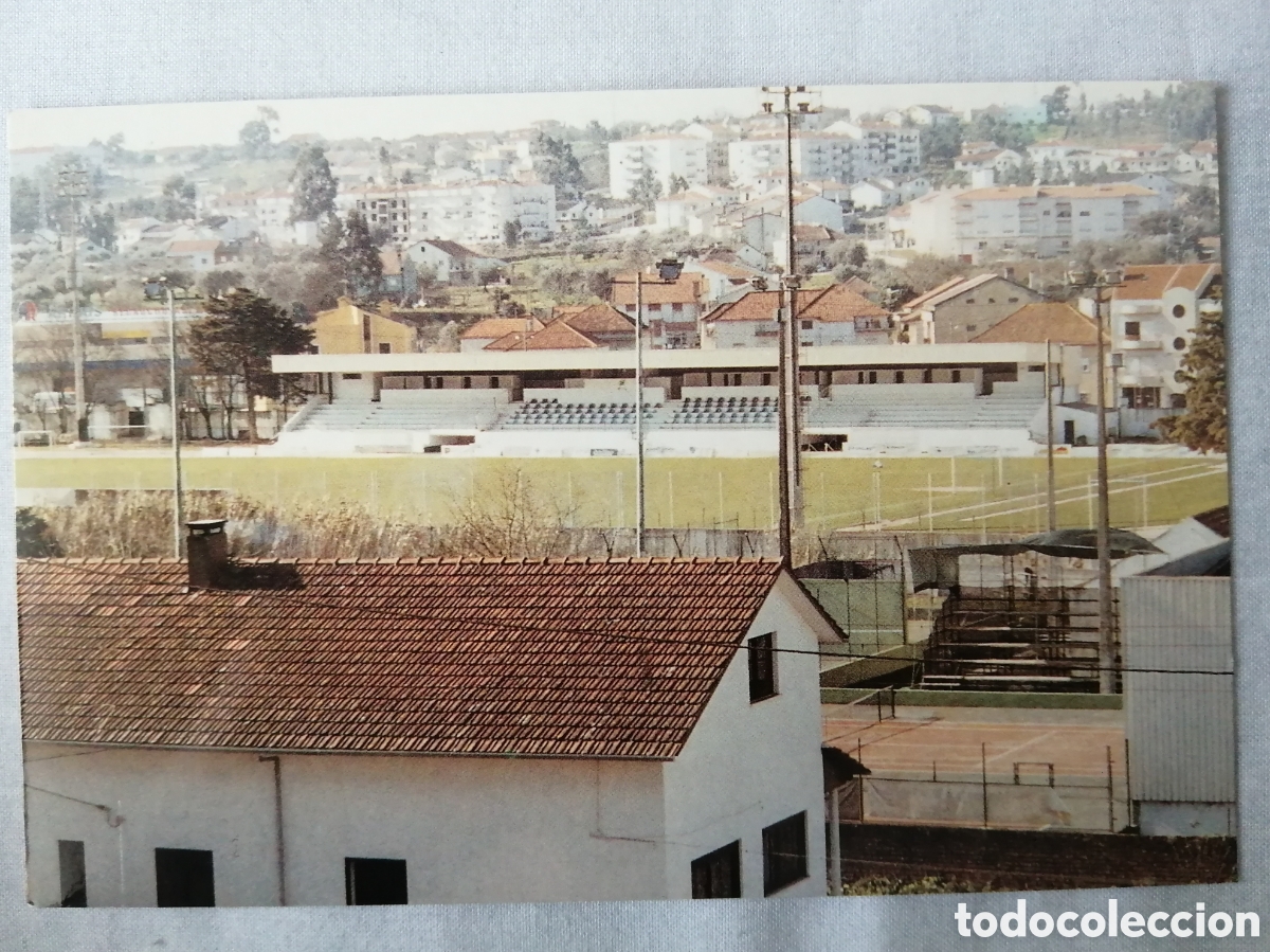 Colecionismo desportivo: Postal Estadio de f&uacute;tbol, Estadio Municipal, Pombal(Portugal)