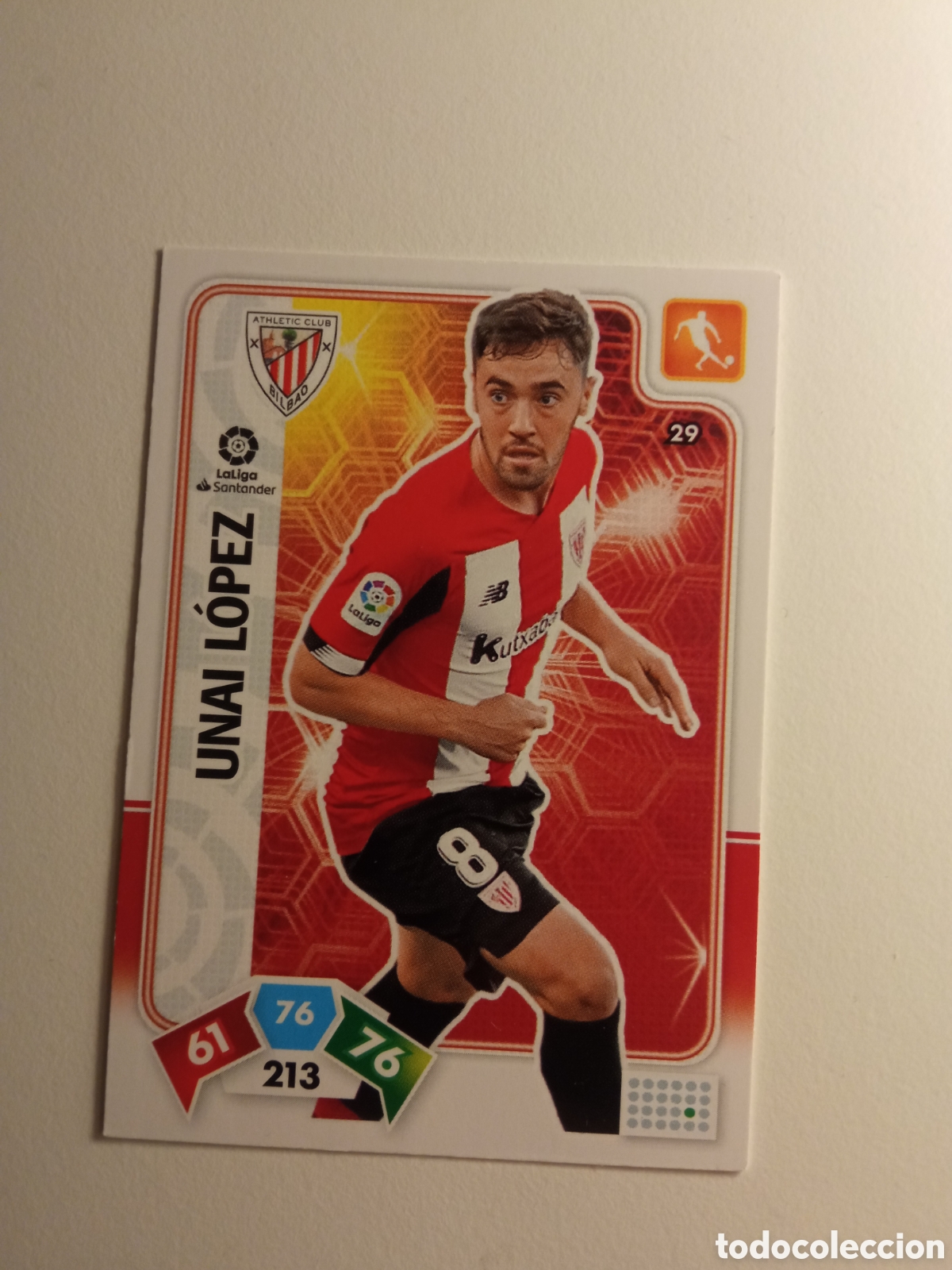 Colecionismo desportivo: UNAI LOPEZ 29, ATHLETIC, ADRENALYN PANINI 19/20