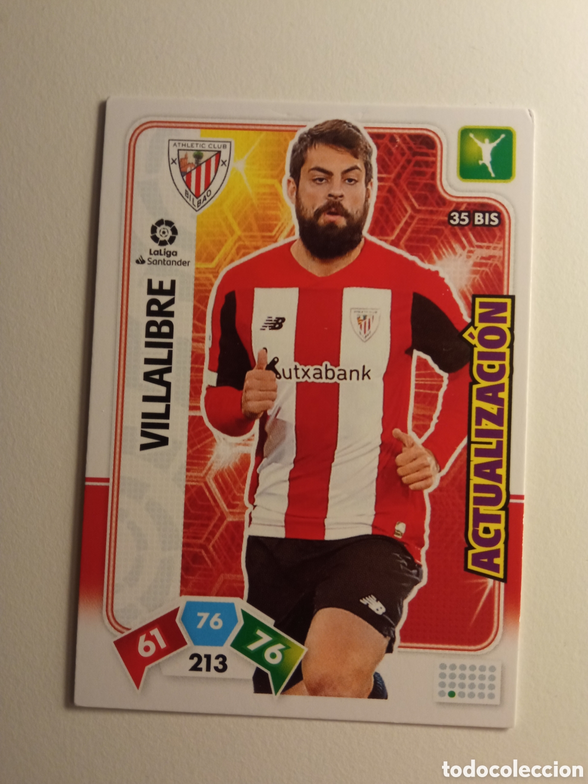 Colecionismo desportivo: VILLALIBRE 35Bis, ATHLETIC, ADRENALYN PANINI 19/20