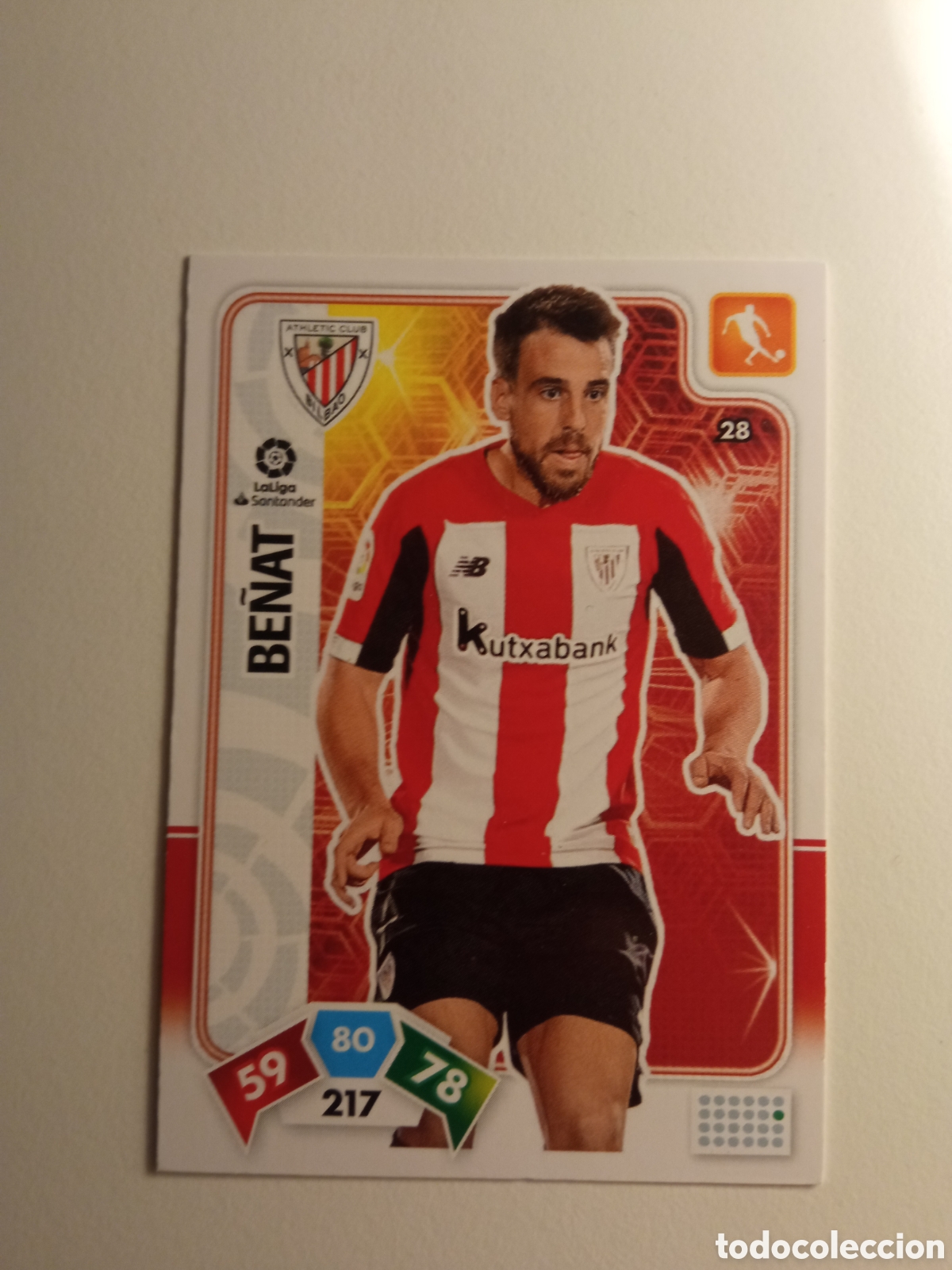 Colecionismo desportivo: BE&Ntilde;AT 28, ATHLETIC, ADRENALYN PANINI 19/20