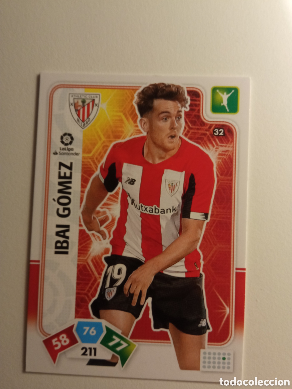 Colecionismo desportivo: IBAI GOMEZ 32, ATHLETIC, ADRENALYN PANINI 19/20