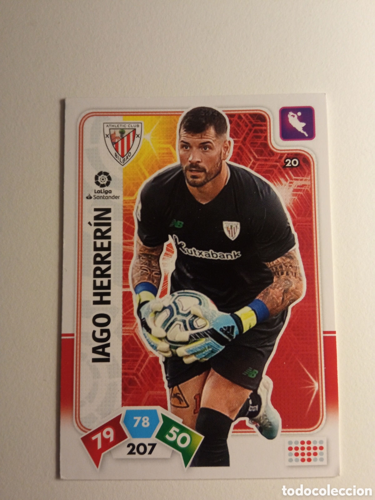 Colecionismo desportivo: IAGO HERRERIN 20, ATHLETIC, ADRENALYN PANINI 19/20