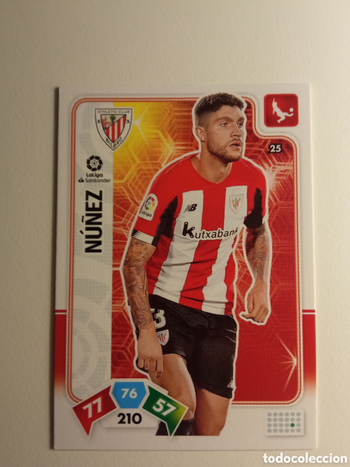 Colecionismo desportivo: NU&Ntilde;EZ 25, ATHLETIC, ADRENALYN PANINI 19/20