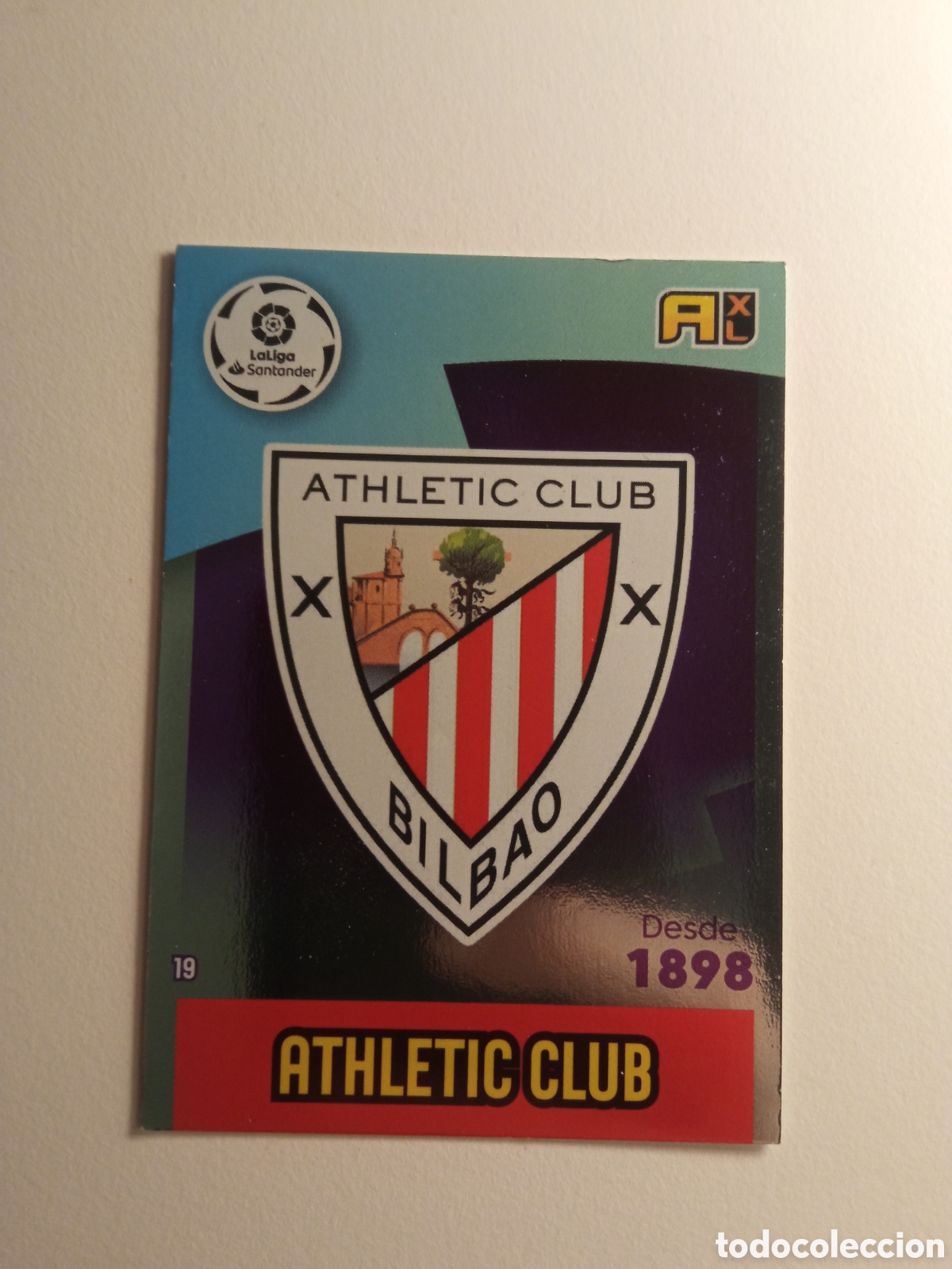 Coleccionismo deportivo: ESCUDO ATHLETIC 19, ADRENALIN PANINI 19/20 - Foto 1