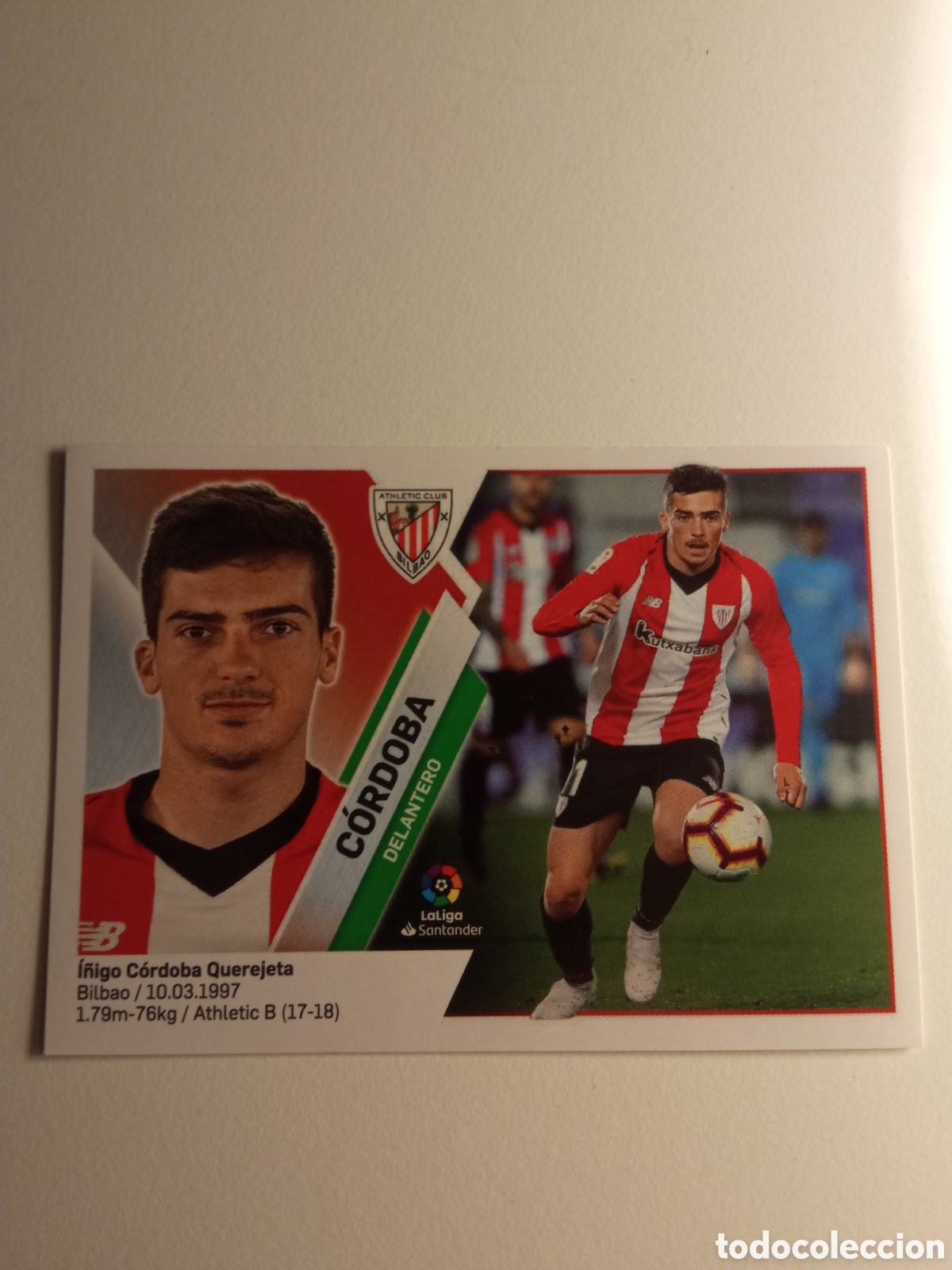 Colecionismo desportivo: CORDOBA 15, ATHLETIC, LIGA ESTE 19/20