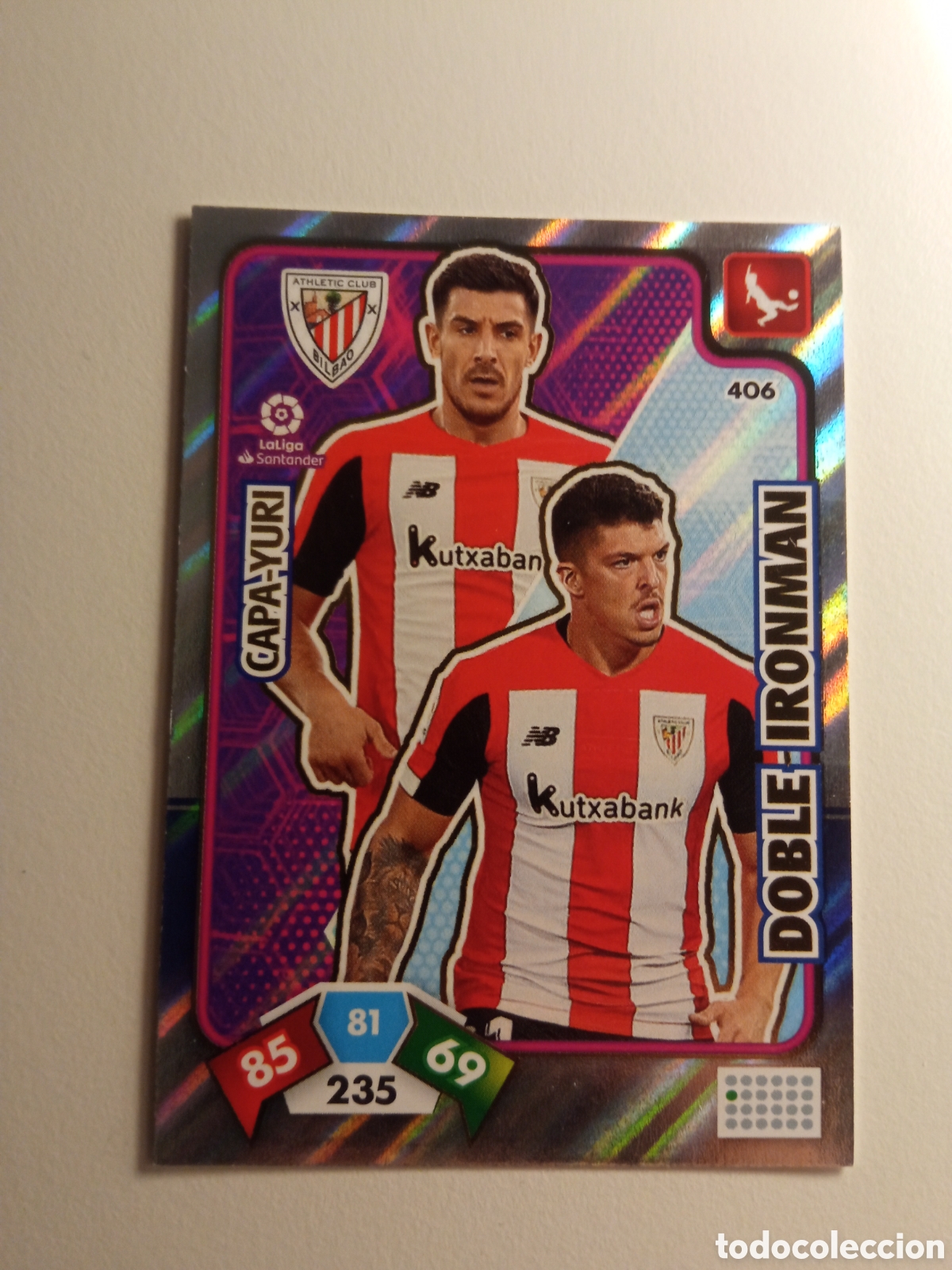 Colecionismo desportivo: DOBLE IROMAN ATHLETIC 406, ADRENALYN PANINI 19/20