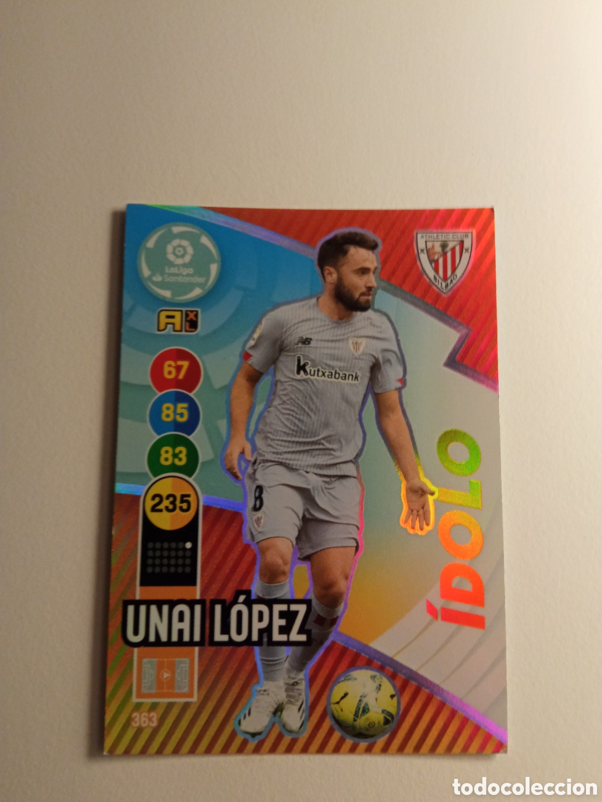 Colecionismo desportivo: UNAI LOPEZ IDOLO 363, ATHLETIC, ADRENALYN PANINI 20/21