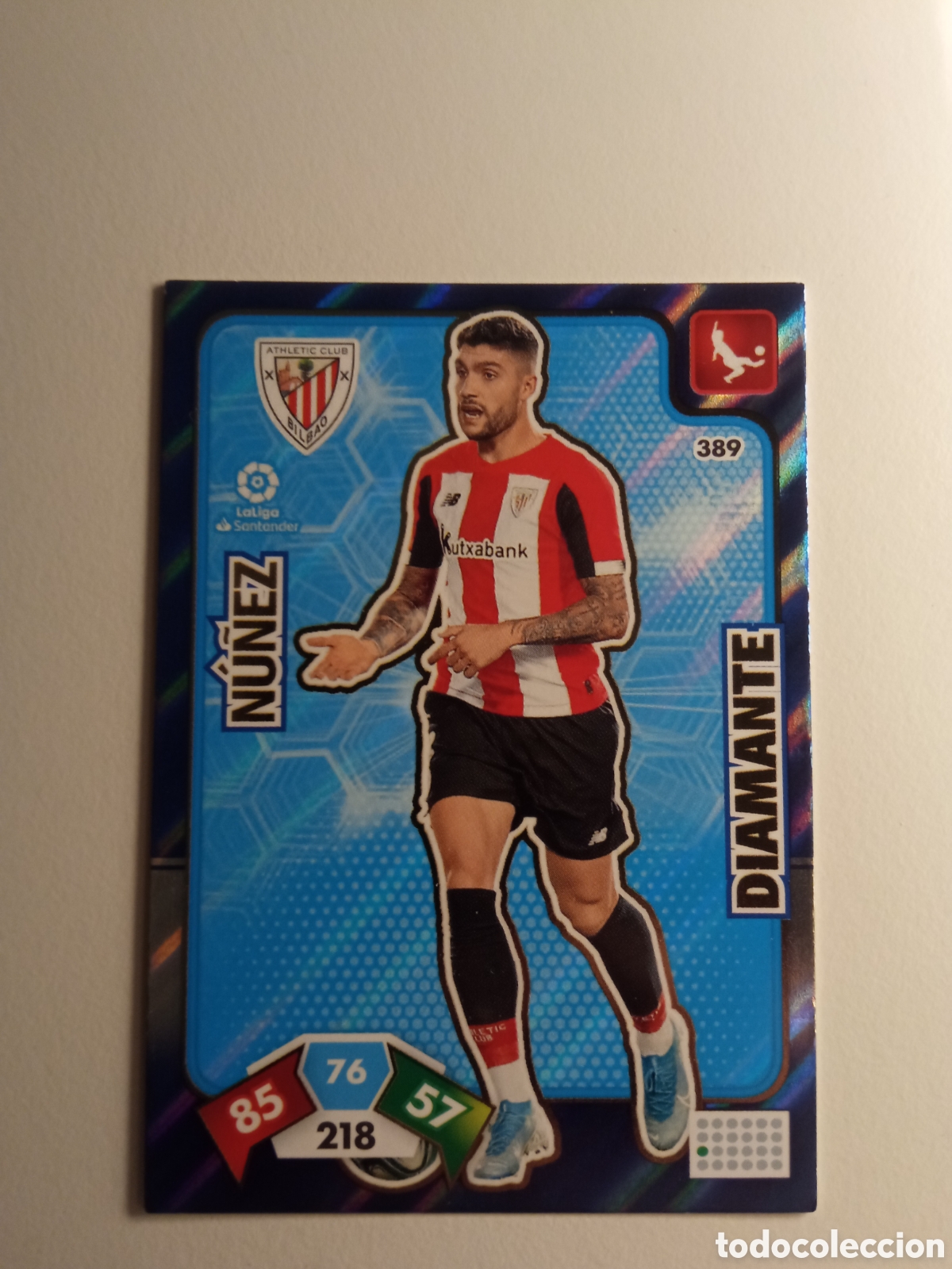 Colecionismo desportivo: NU&Ntilde;EZ DIAMANTE 389, ATHLETIC, ADRENALYN PANINI 19/20