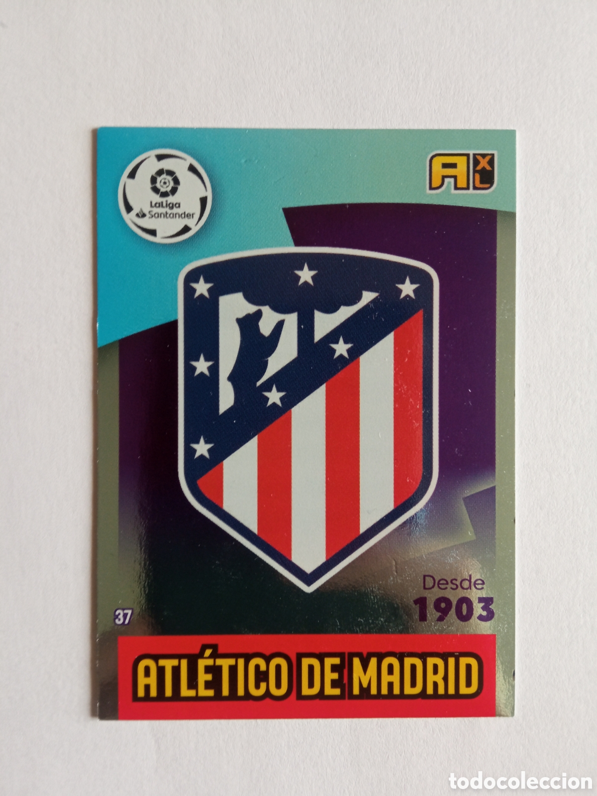Colecionismo desportivo: ESCUDO ATLETICO 37, ATLETICO, ADRENALYN PANINI 20/21