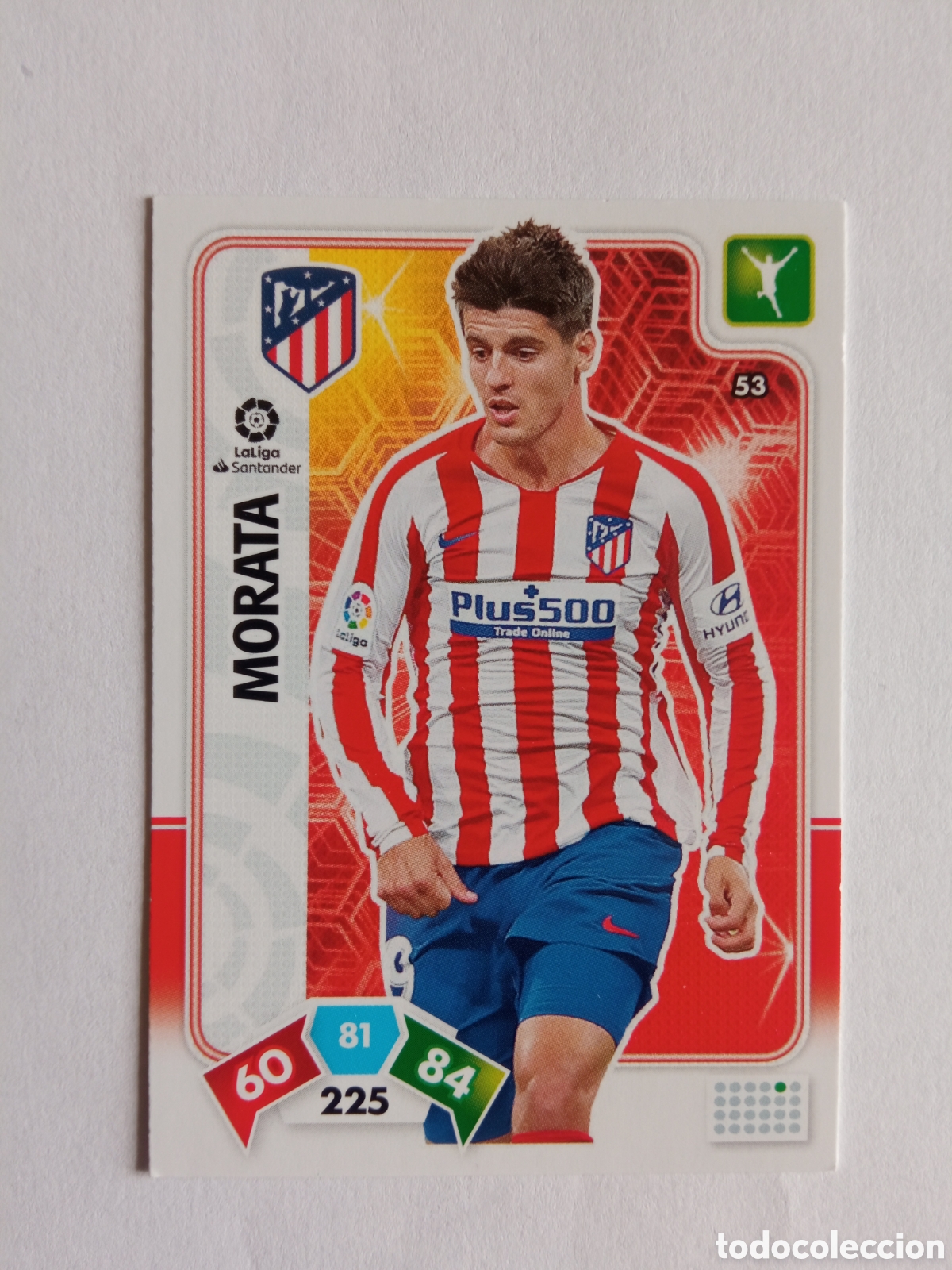 Colecionismo desportivo: MORATA 53, ATLETICO, ADRENALYN PANINI 19/20