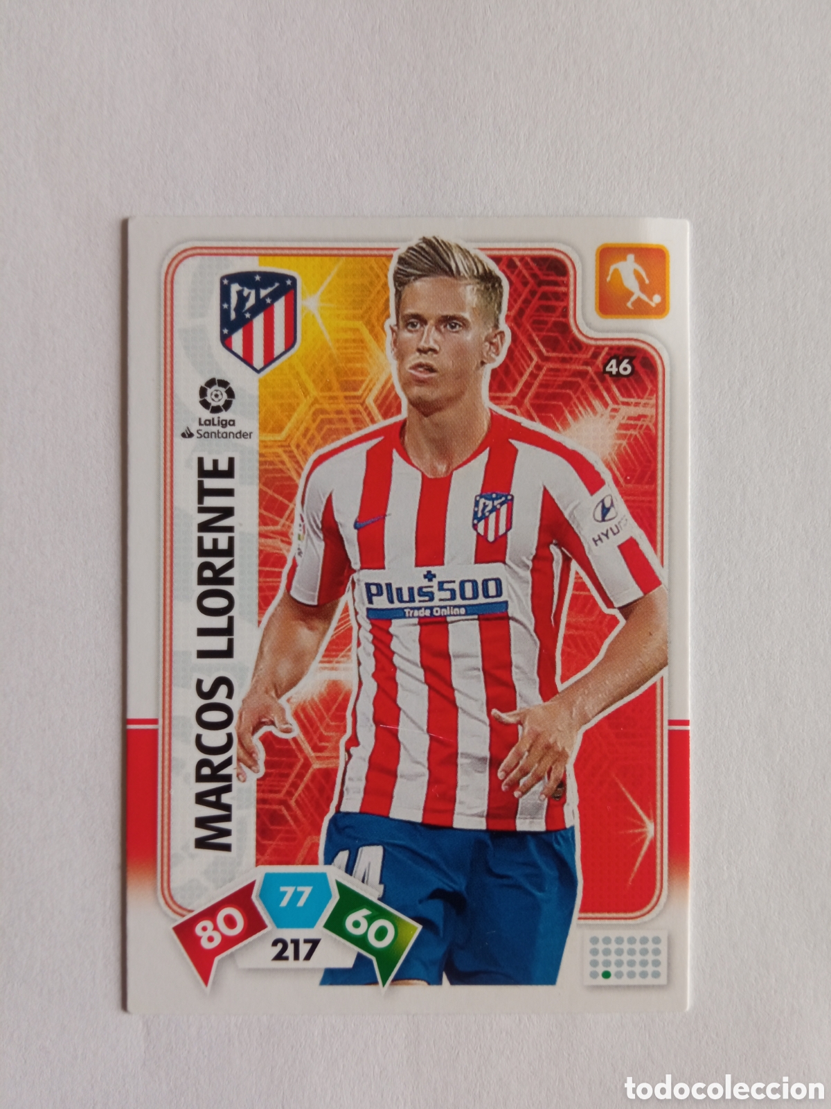 Colecionismo desportivo: LLORENTE 46, ATLETICO, ADRENALYN PANINI 19/20