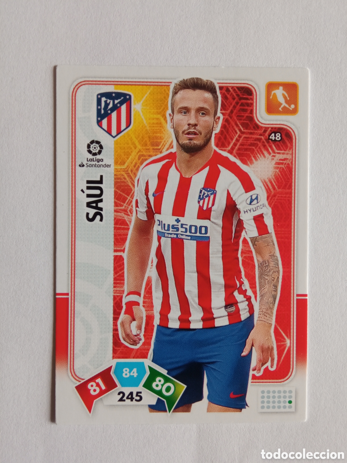 Colecionismo desportivo: SAUL 48, ATLETICO, ADRENALYN PANINI 19/20