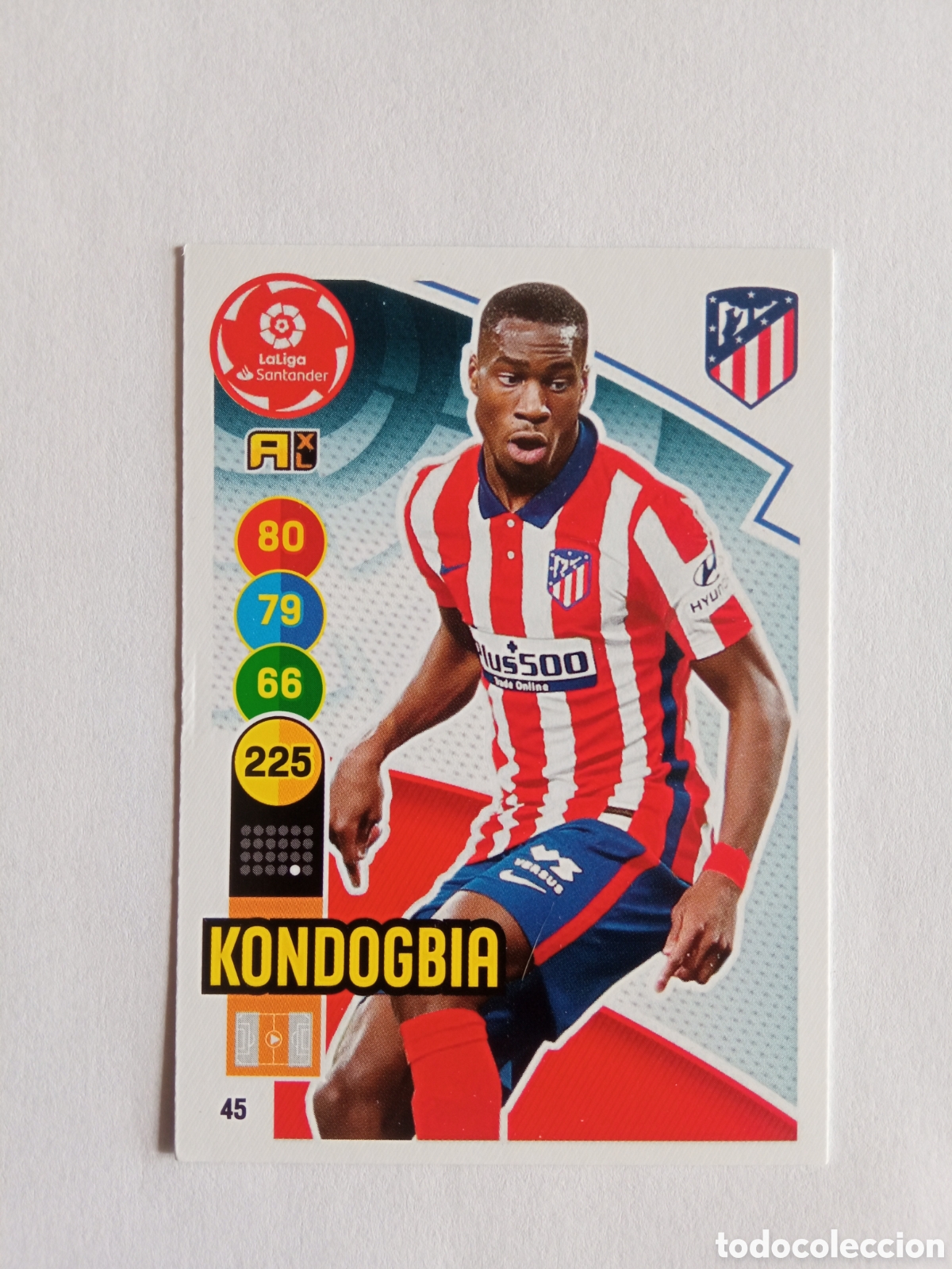 Colecionismo desportivo: KONDOGBIA 45, ATLETICO, ADRENALYN PANINI 20/21