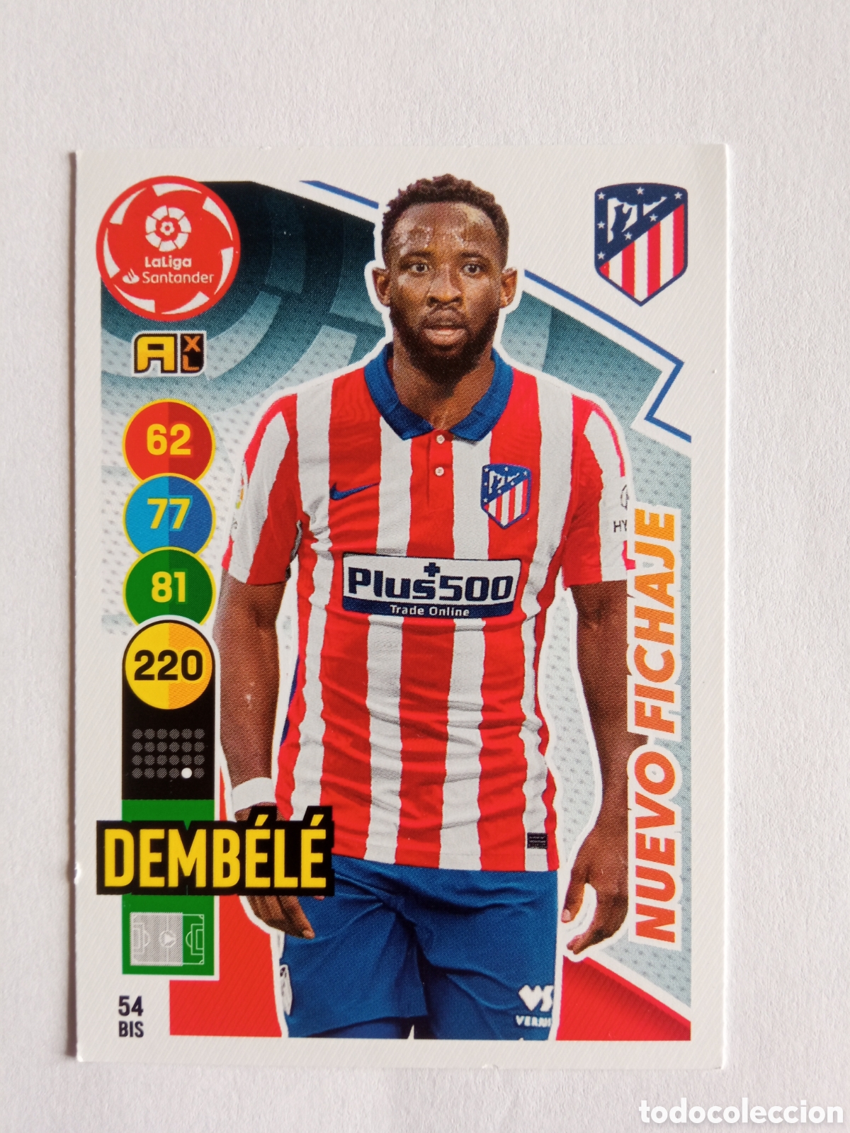 Colecionismo desportivo: DEMBELE NUEVO FICHAJE 54 BIS, ATLETICO, ADRENALYN 20/21