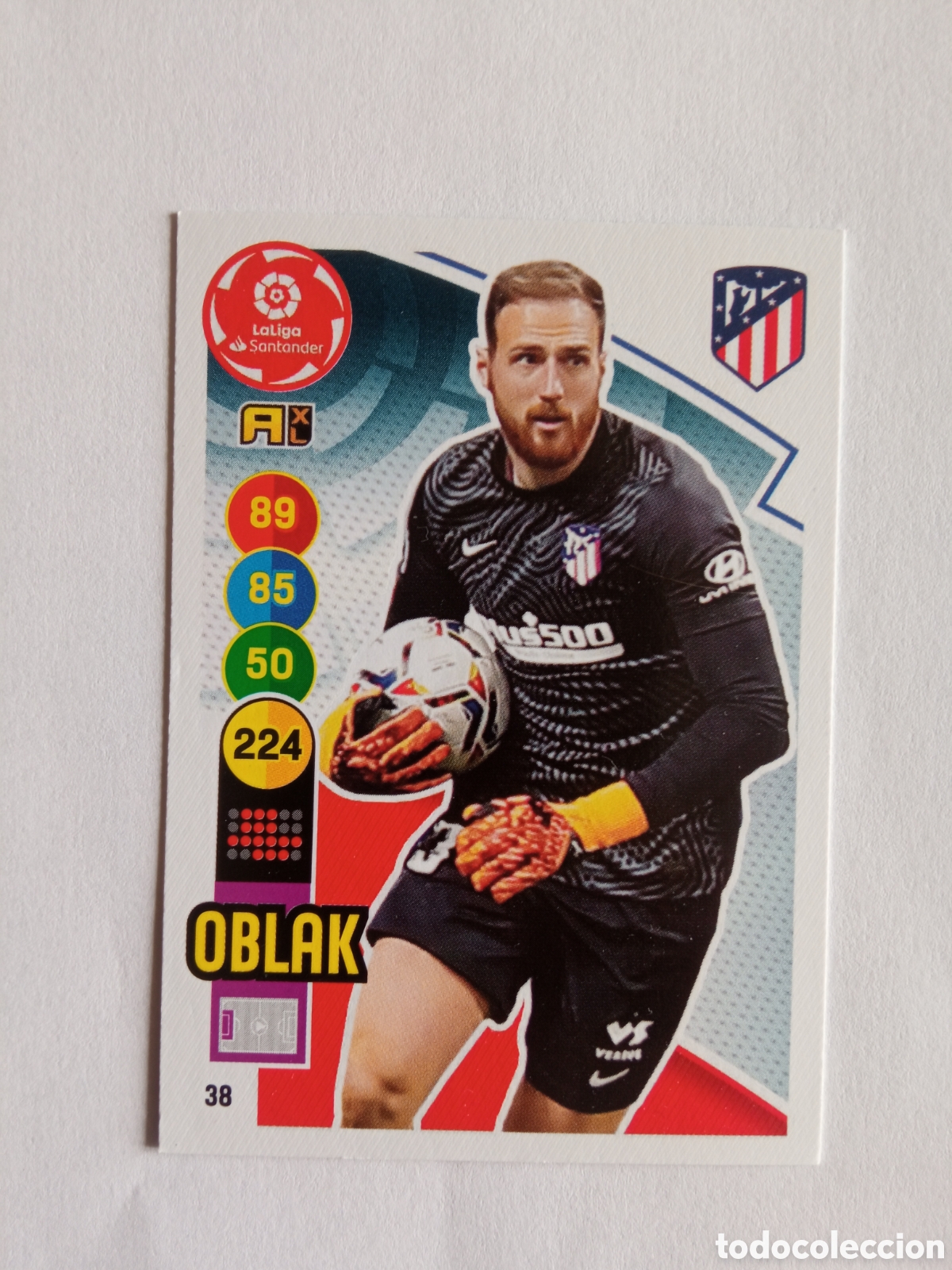 Colecionismo desportivo: OBLAK 38, ATLETICO, ADRENALYN PANINI 20/21