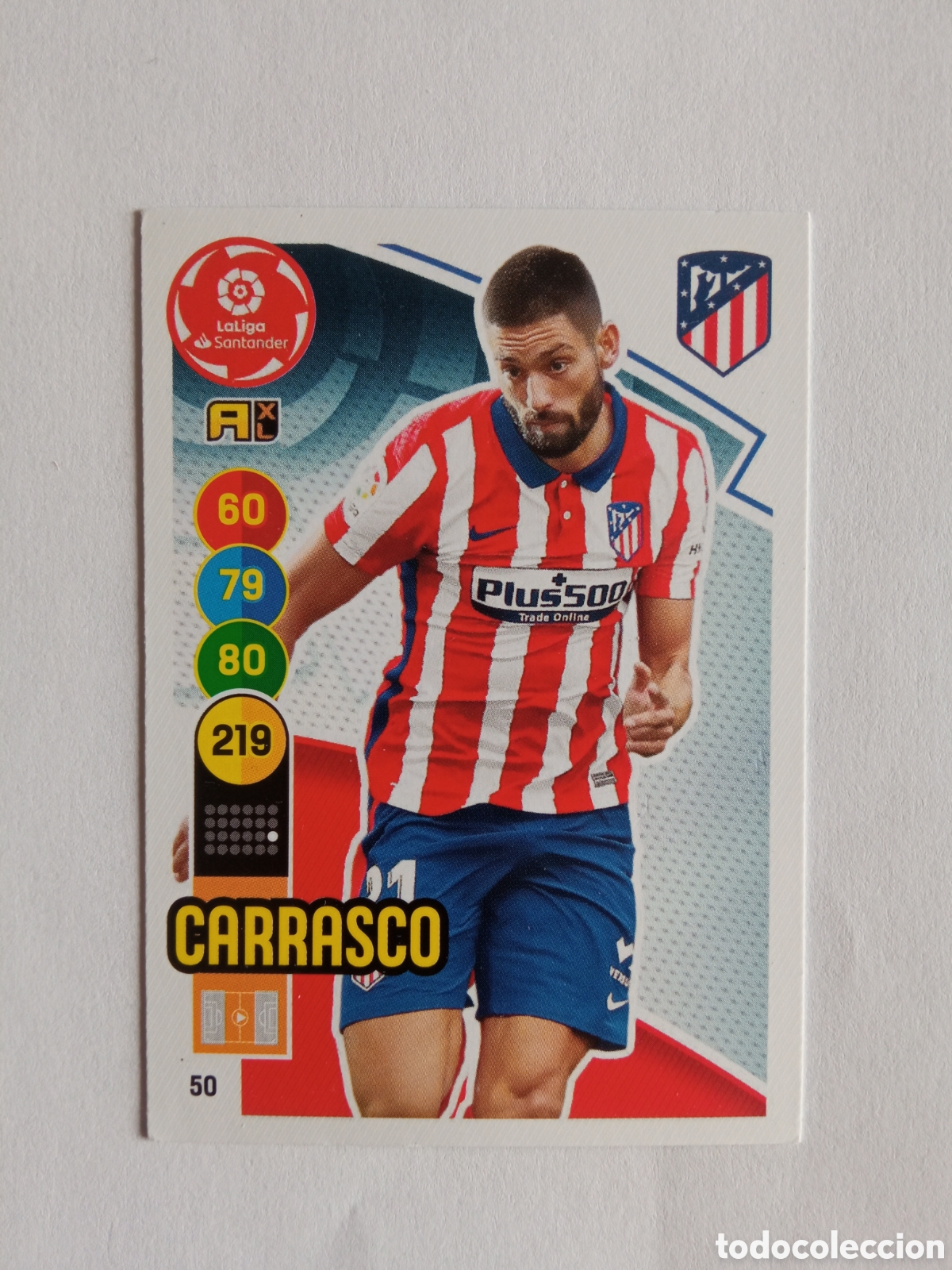 Colecionismo desportivo: CARRASCO 50, ATLETICO, ADRENALYN PANINI 20/21