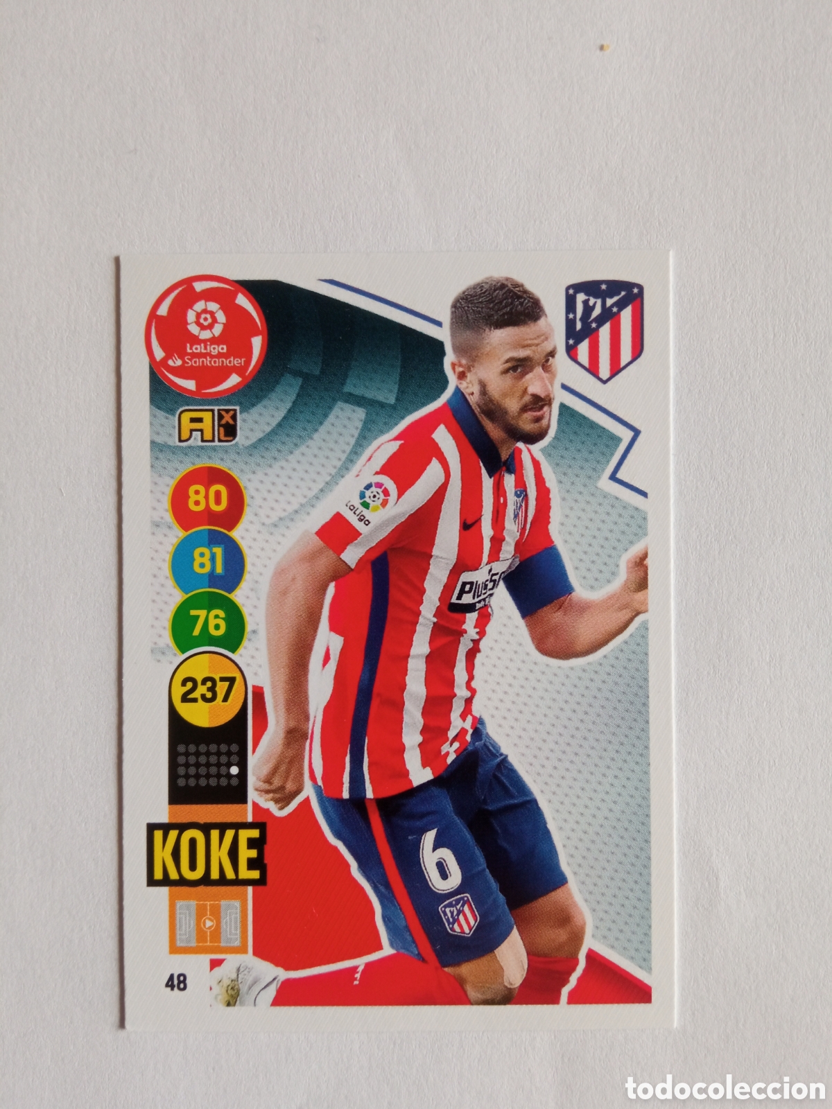 Colecionismo desportivo: KOKE 48, ATLETICO, ADRENALYN PANINI 20/21