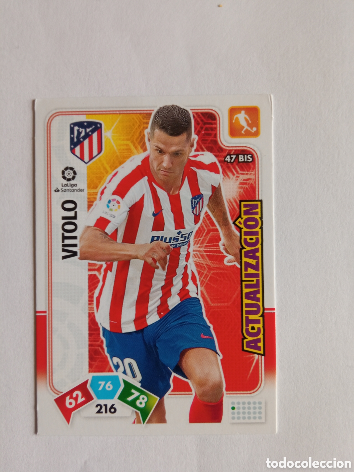 Colecionismo desportivo: VITOLO 47BIS, ATLETICO, ADRENALYN PANINI 19/20