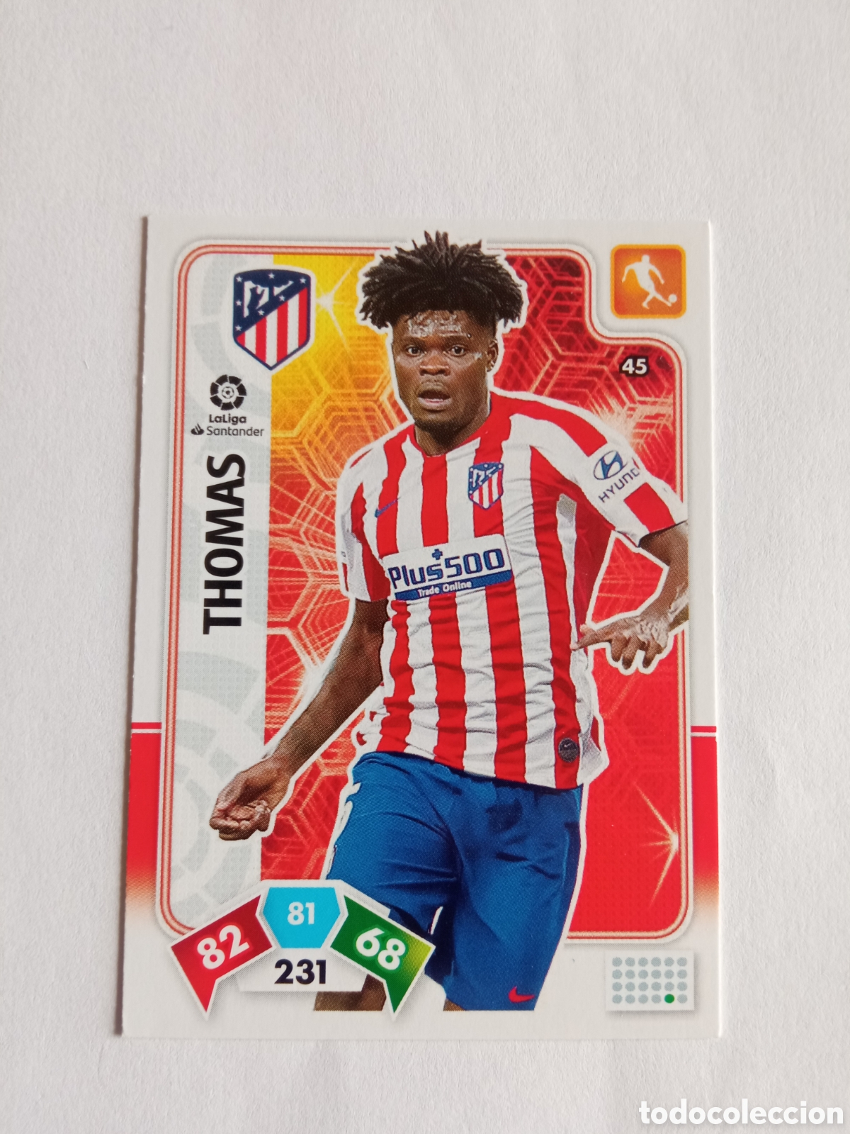 Coleccionismo deportivo: THOMAS 45, ATLETICO, ADRENALYN PANINI 19/20 - Foto 1