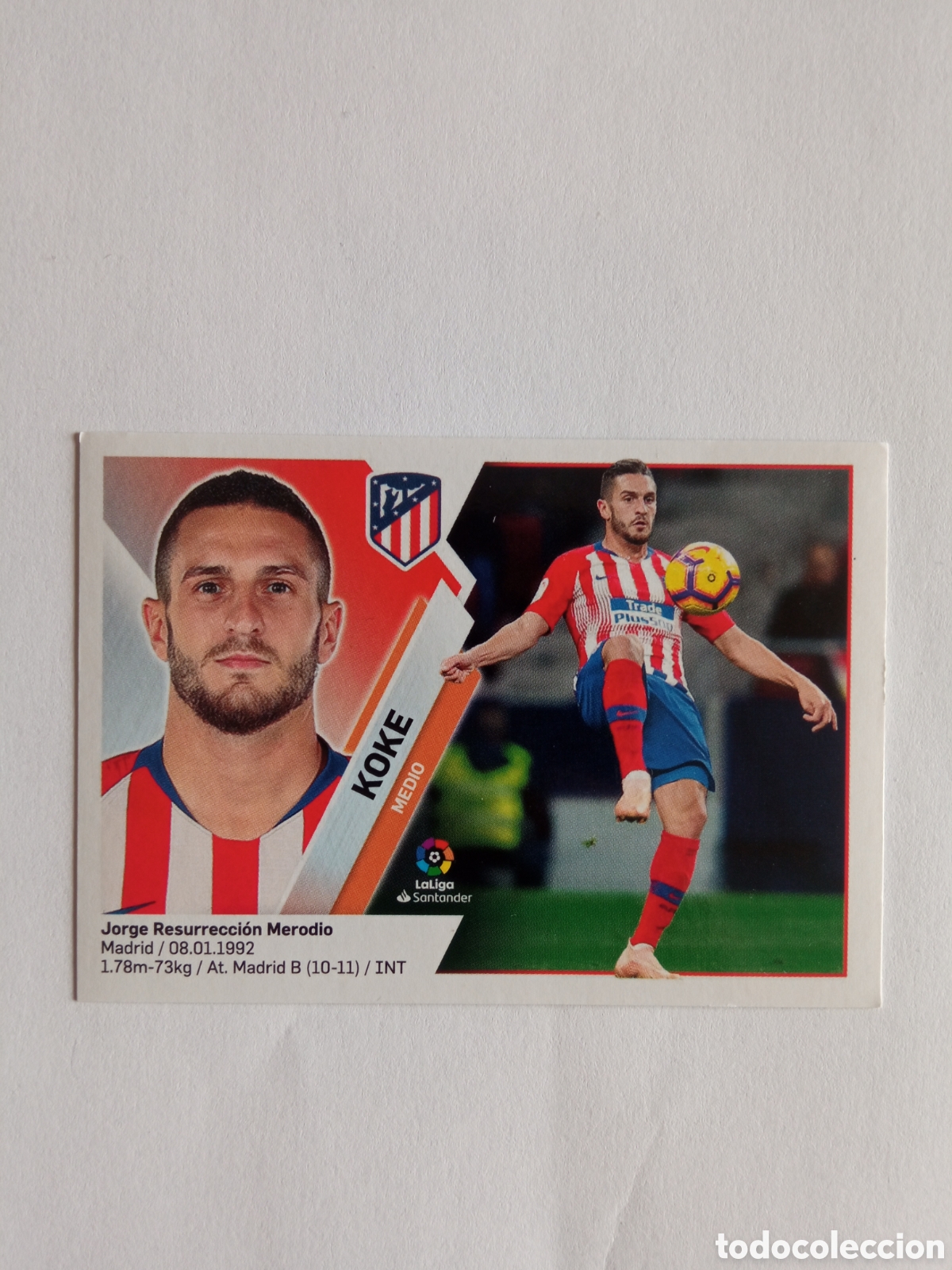 Colecionismo desportivo: KOKE 9, ATLETICO, LIGA ESTE 19/20