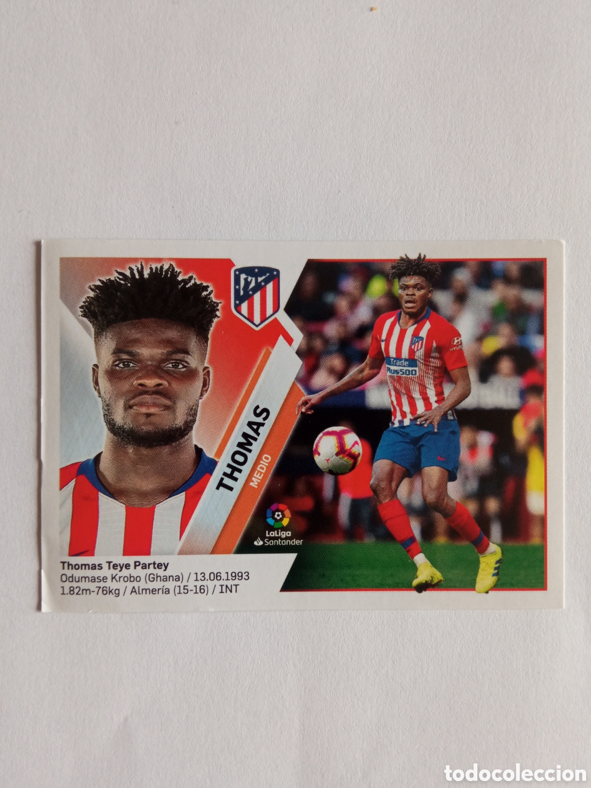 Coleccionismo deportivo: THOMAS 12, ATLETICO,LIGA ESTE 19/20 - Foto 1