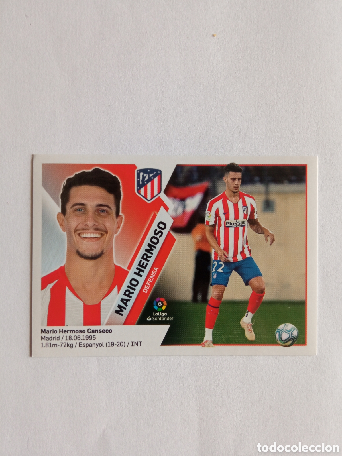 Colecionismo desportivo: HERMOSO 4BIS, ATLETICO, LIGA ESTE 19/20