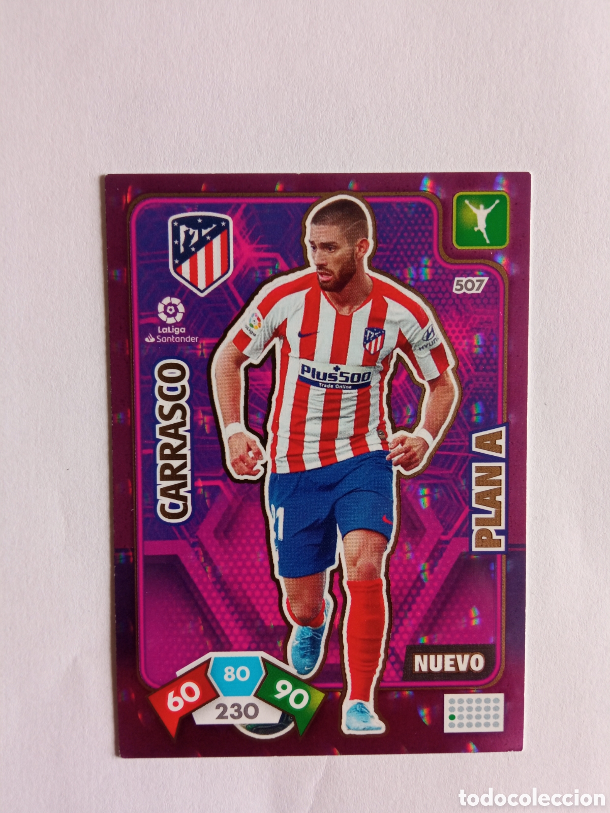 Coleccionismo deportivo: CARRASCO PLAN A 507, ATLETICO, ADRENALYN 19/20 - Foto 1
