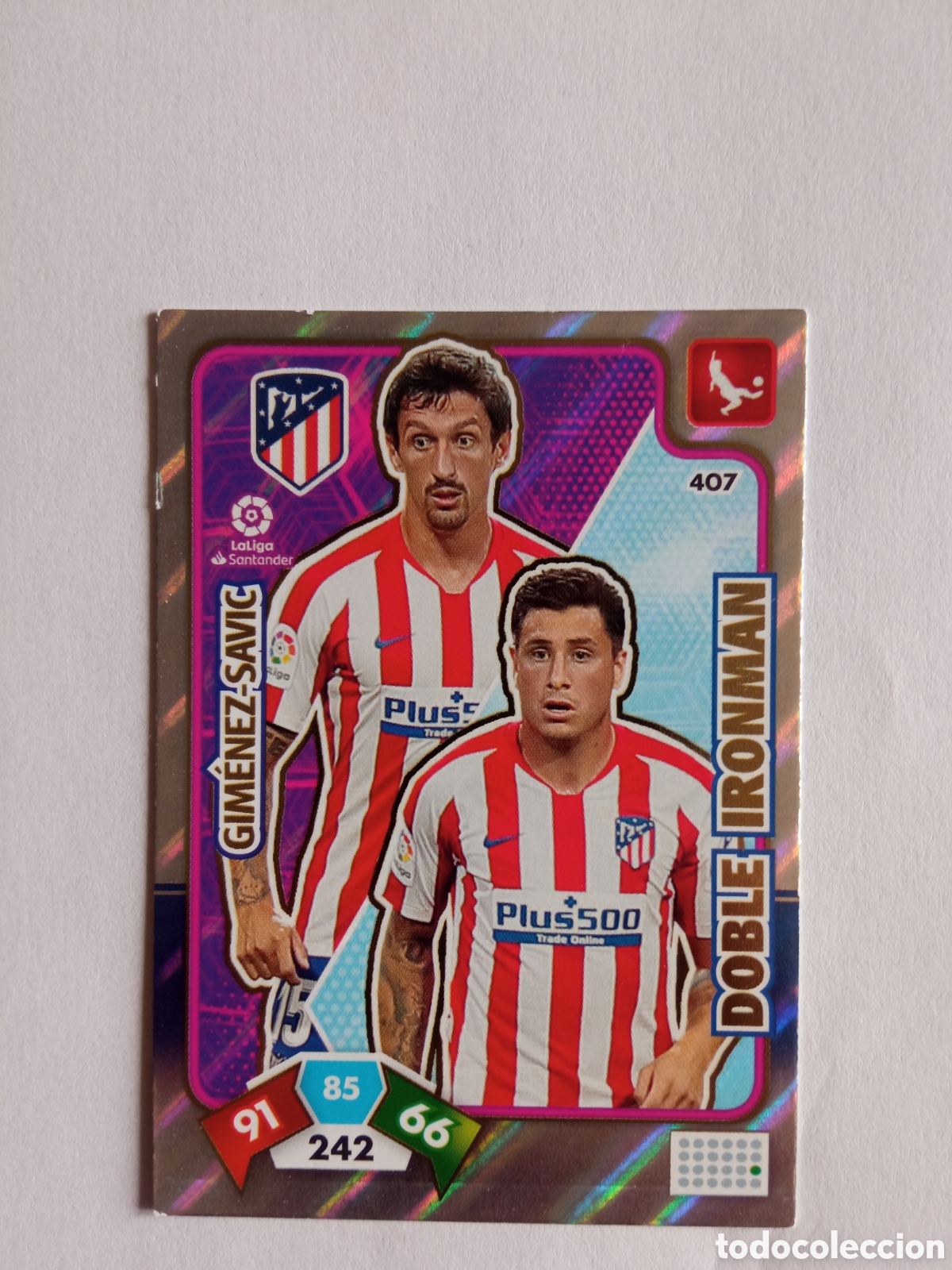 Colecionismo desportivo: DOBLE IROMAN ATLETICO 407, ADRENALYN 19/20