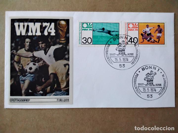 Colecionismo desportivo: sobre conmemorativo ALEMANIA 1974 mundiales de futbol