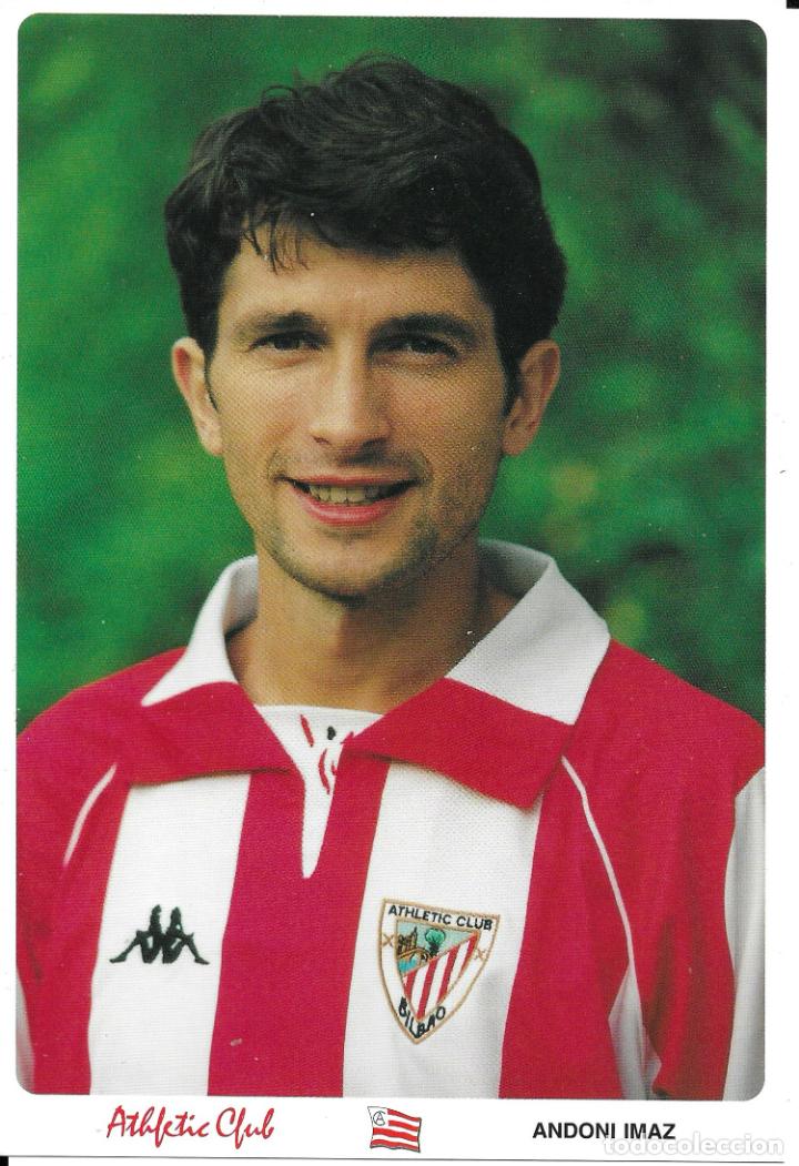 Sammelleidenschaft Sport: ANDONI IMAZ. JUGADOR DEL ATHLETIC CLUB DE BILBAO. TEMPORADA 1998-99.