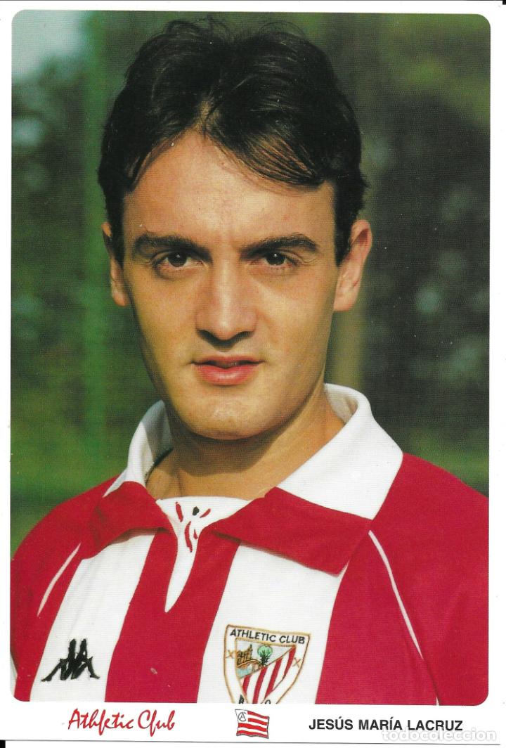 Sammelleidenschaft Sport: JESUS MARIA LACRUZ. JUGADOR DEL ATHLETIC CLUB DE BILBAO. TEMPORADA 1998-99.