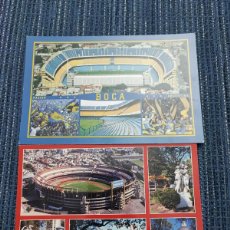 Coleccionismo deportivo: LOTE 2 POSTALES ESTADIO/STADIUM/STADE MONUMENTAL/BOMBONERA (ARGENTINA ). Lote 387087799