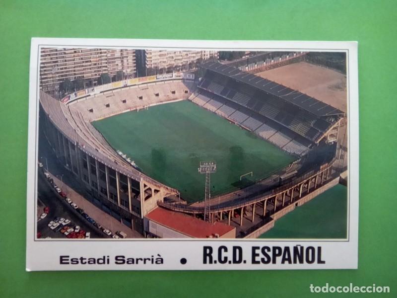 Coleccionismo deportivo: R.C.D. ESPA&Ntilde;OL POSTAL ESTADIO DE SARRIA - Foto 2