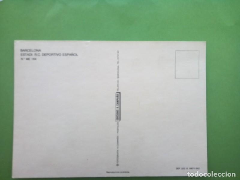Coleccionismo deportivo: R.C.D. ESPA&Ntilde;OL POSTAL ESTADIO DE SARRIA - Foto 3