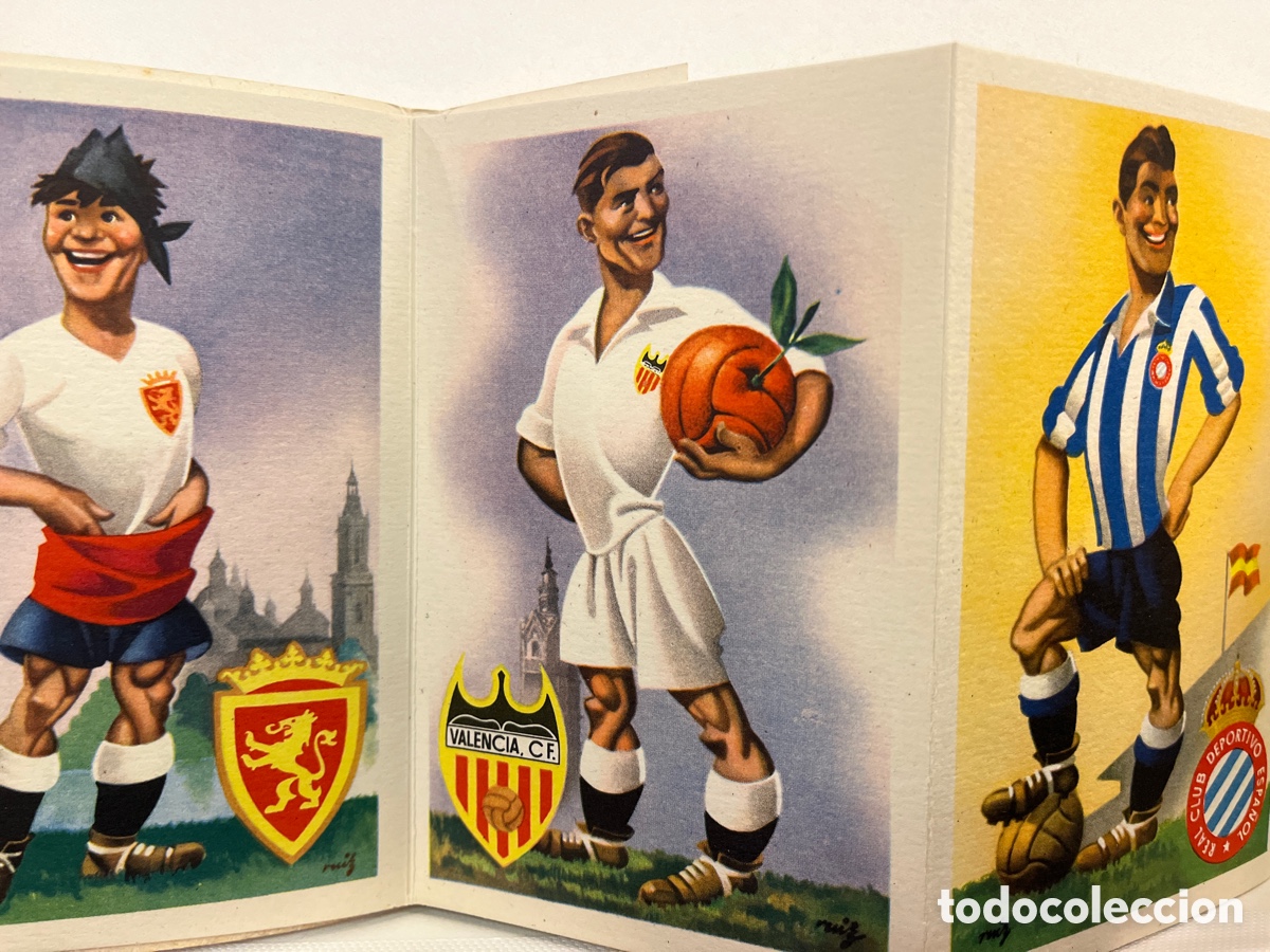 Coleccionismo deportivo: EDICIONES JUFRAN-POSTALES DEPORTIVAS-EQUIPOS DE FUTBOL SERIE A-SERIE COMPLETA 8 POSTALES CON TAPAS.
