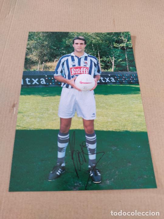 Sports collectibles: PIKABEA AUTOGRAFO REAL SOCIEDAD EQUIPO PLANTILLA 97-98 LIGA 1997-1998 KUTXA CAJA GIPUZKOA
