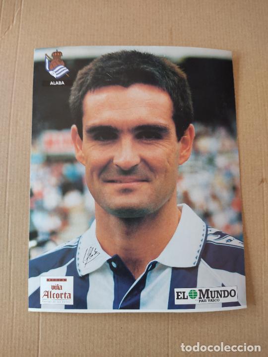 Sports collectibles: ALABA POSTAL REAL SOCIEDAD COLECCI&Oacute;N EL MUNDO PAIS VASCO 94-95 LIGA FUTBOL 1994-1995