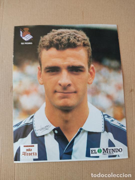 Sports collectibles: DE PEDRO POSTAL REAL SOCIEDAD COLECCI&Oacute;N EL MUNDO PAIS VASCO 94-95 LIGA FUTBOL 1994-1995