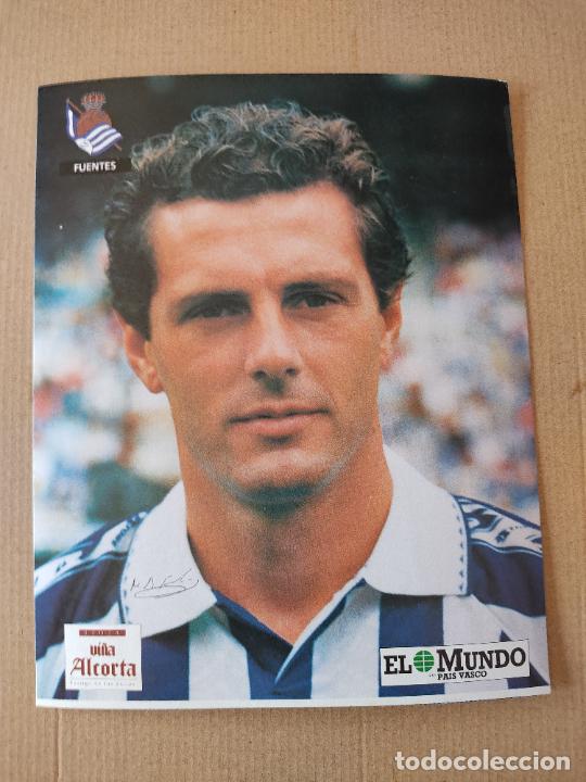 Sports collectibles: FUENTES POSTAL REAL SOCIEDAD COLECCI&Oacute;N EL MUNDO PAIS VASCO 94-95 LIGA FUTBOL 1994-1995