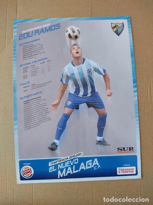 Sports collectibles: EDU RAMOS POSTAL EL NUEVO MALAGA TEMPORADA 2010-2011 LIGA FUTBOL 10-11 DIARIO SUR