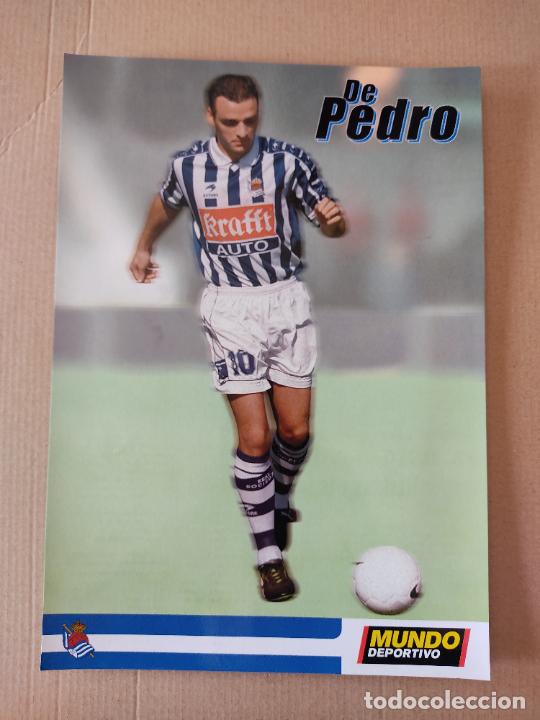 Sports collectibles: DE PEDRO POSTAL REAL SOCIEDAD COLECCI&Oacute;N EL MUNDO DEPORTIVO 1999-2000 LIGA FUTBOL 1999-2000