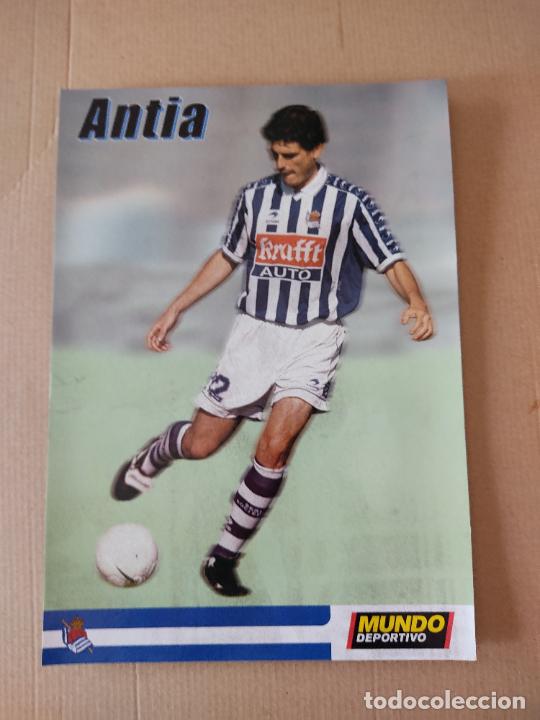 Sports collectibles: MIKEL ANTIA POSTAL REAL SOCIEDAD COLECCI&Oacute;N EL MUNDO DEPORTIVO 1999-2000 LIGA FUTBOL 1999-2000