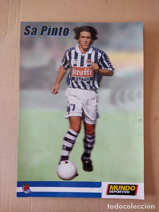 Sports collectibles: RICARDO SA PINTO POSTAL REAL SOCIEDAD COLECCI&Oacute;N EL MUNDO DEPORTIVO 1999-2000 LIGA FUTBOL 1999-2000