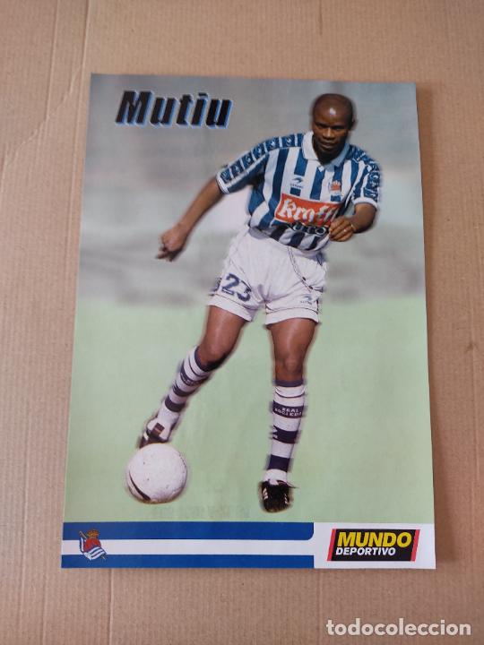 Sports collectibles: MUTIU ADEPOJU POSTAL REAL SOCIEDAD COLECCI&Oacute;N EL MUNDO DEPORTIVO 1999-2000 LIGA FUTBOL 1999-2000