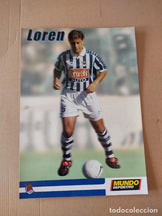 Sports collectibles: LOREN POSTAL REAL SOCIEDAD COLECCI&Oacute;N EL MUNDO DEPORTIVO 1999-2000 LIGA FUTBOL 1999-2000